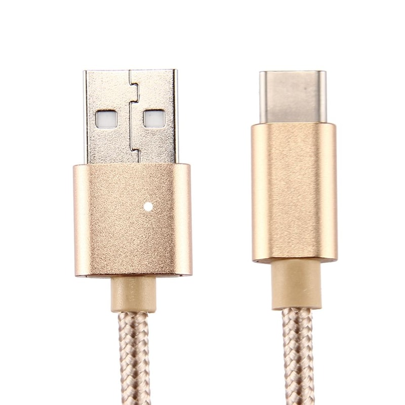 Durable Braided USB C Charging & Data Sync Cable Knit Texture