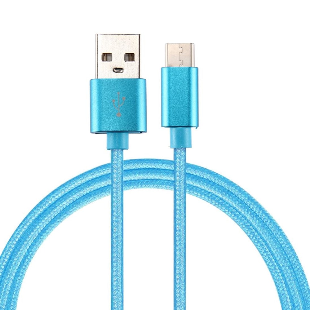 Durable Braided USB C Charging & Data Sync Cable Knit Texture