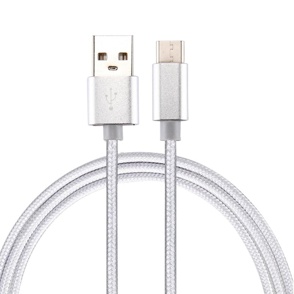 Durable Braided USB C Charging & Data Sync Cable Knit Texture