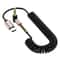 Premium USB C to 3.5mm Angled Spring Audio Cable Car Audio Adapter