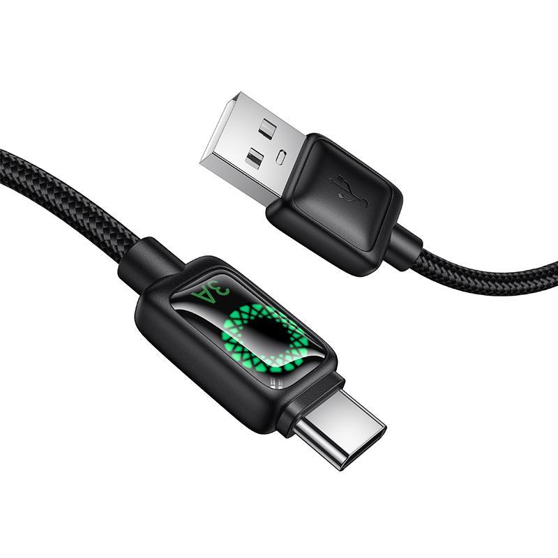 Hoco U146 Mundo 12m Fast Charging USB Type C Cable With LED 1