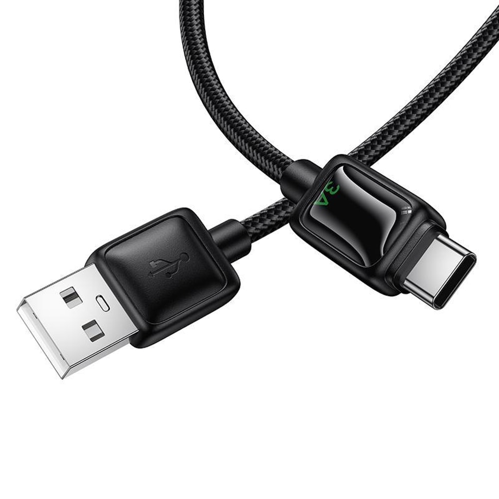 Hoco U146 Mundo 12m Fast Charging USB Type C Cable With LED 2