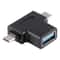Premium Multi Device USB OTG Adapter USB C to USB 3.0 + Micro USB