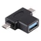Premium Multi Device USB OTG Adapter USB C to USB 3.0 + Micro USB