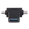 Premium Multi Device USB OTG Adapter USB C to USB 3.0 + Micro USB