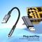 Premium USB to 3.5mm Audio Adapter Cable Plug & Play