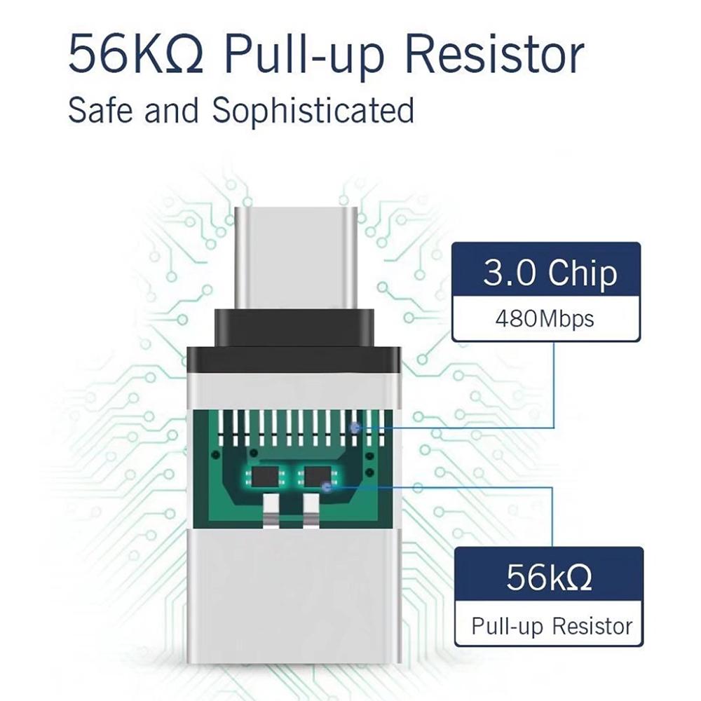 Aluminum USB C Adapter for Fast Charging & Data Transfer