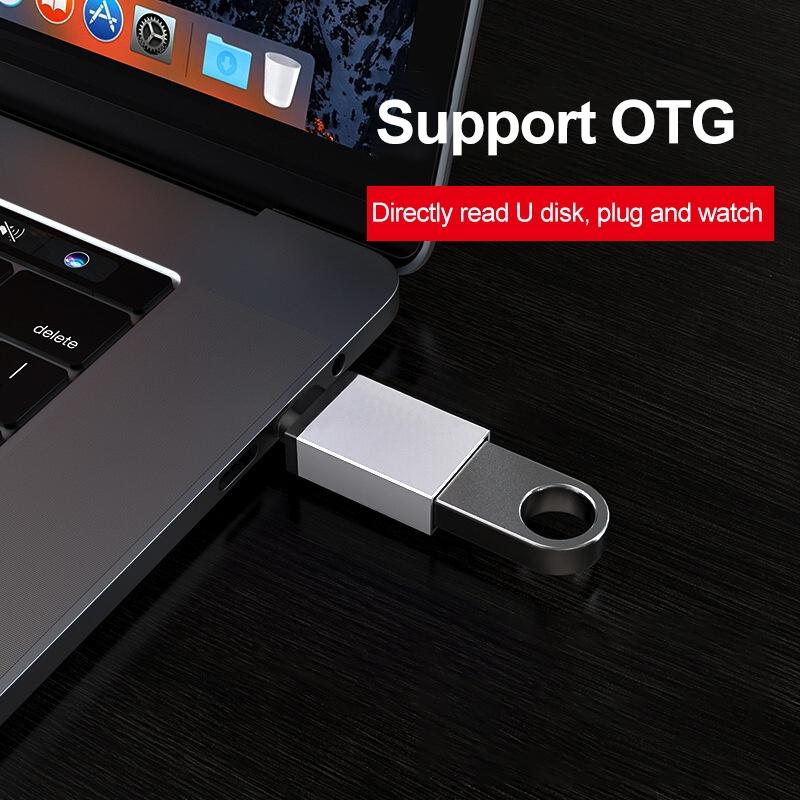 Aluminum USB C Adapter for Fast Charging & Data Transfer