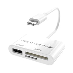 usb c card reader with sd & micro sd adapter for fast data transfer