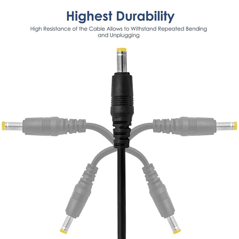 USB to DC Barrel Power Charging Cable USB A to DC Power Cord