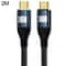 240W Fast Charging Type C To Type C Data Cable PD 31 Nylon Braided 0