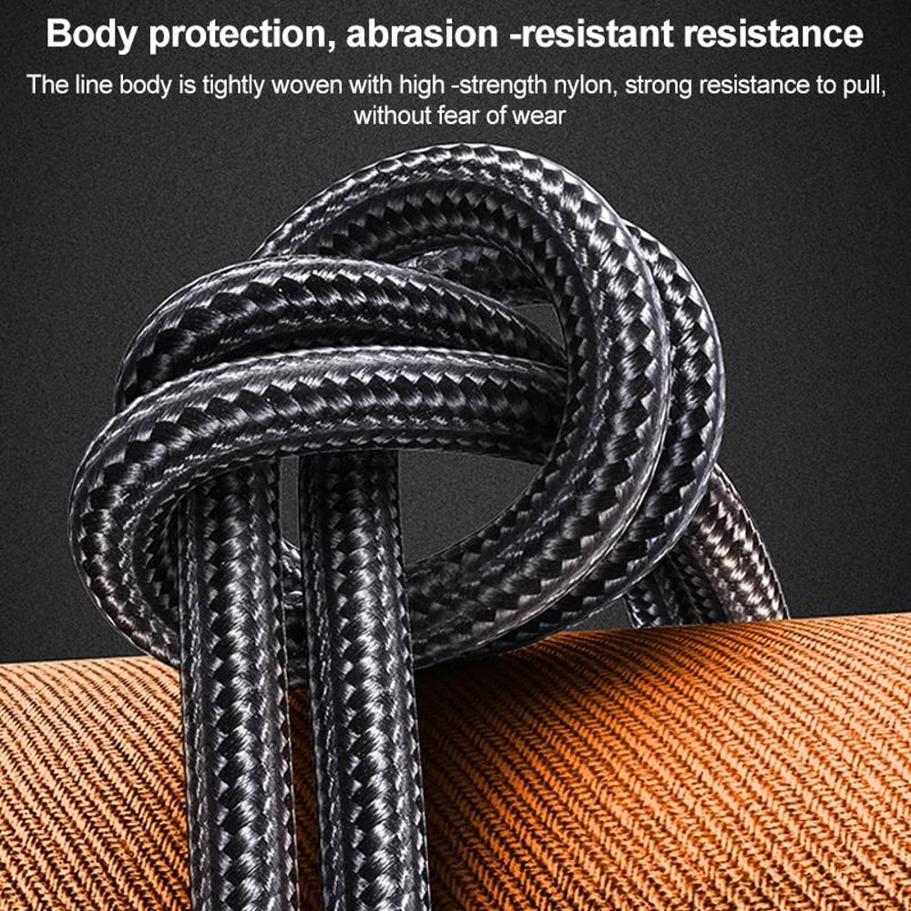 240W Fast Charging Type C To Type C Data Cable PD 31 Nylon Braided 6