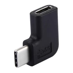 compact angled usb c connector adapter type c extension adapter for laptops & phones