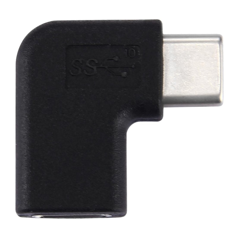 Compact Angled USB C Connector Adapter Type C Extension Adapter for Laptops & Phones