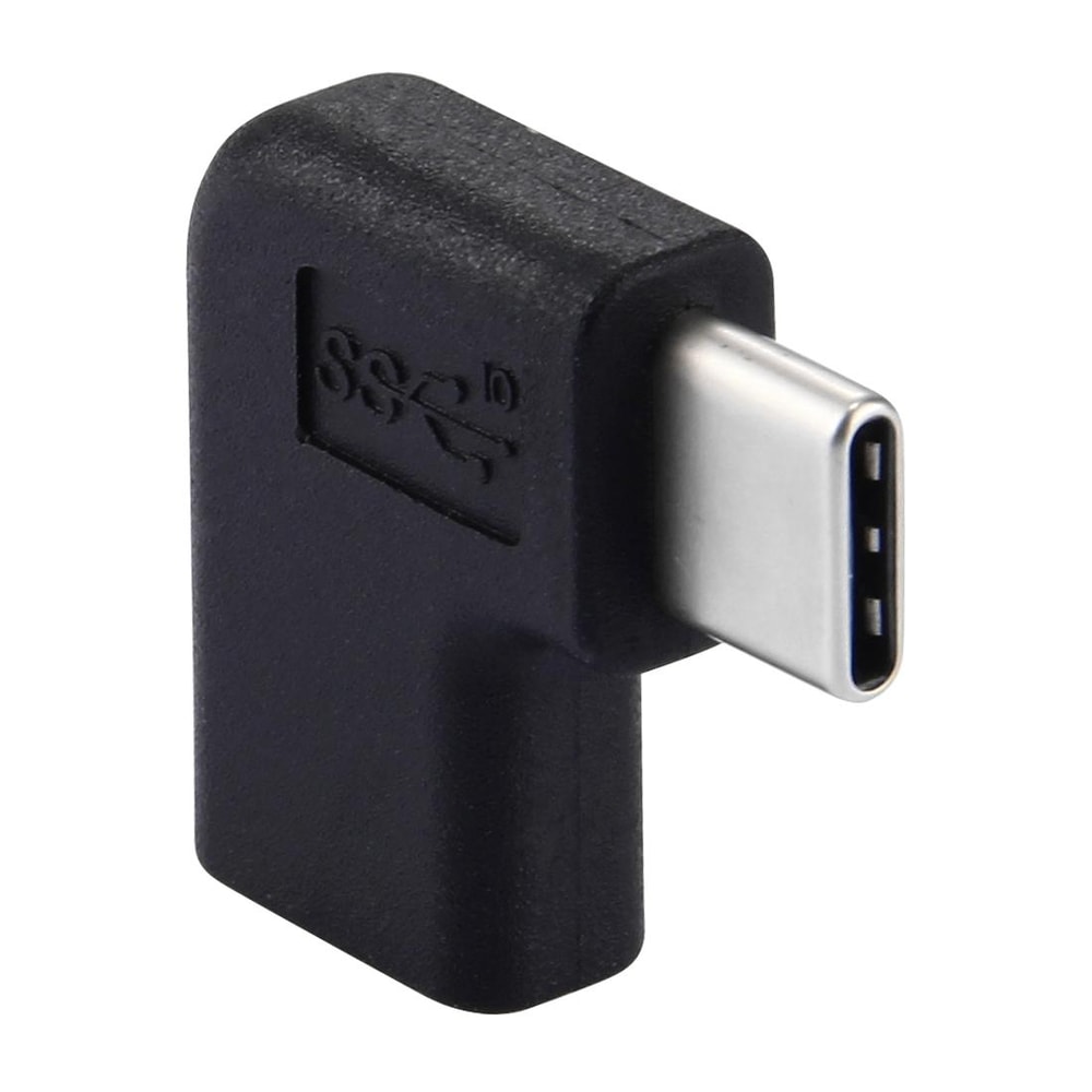 Compact Angled USB C Connector Adapter Type C Extension Adapter for Laptops & Phones
