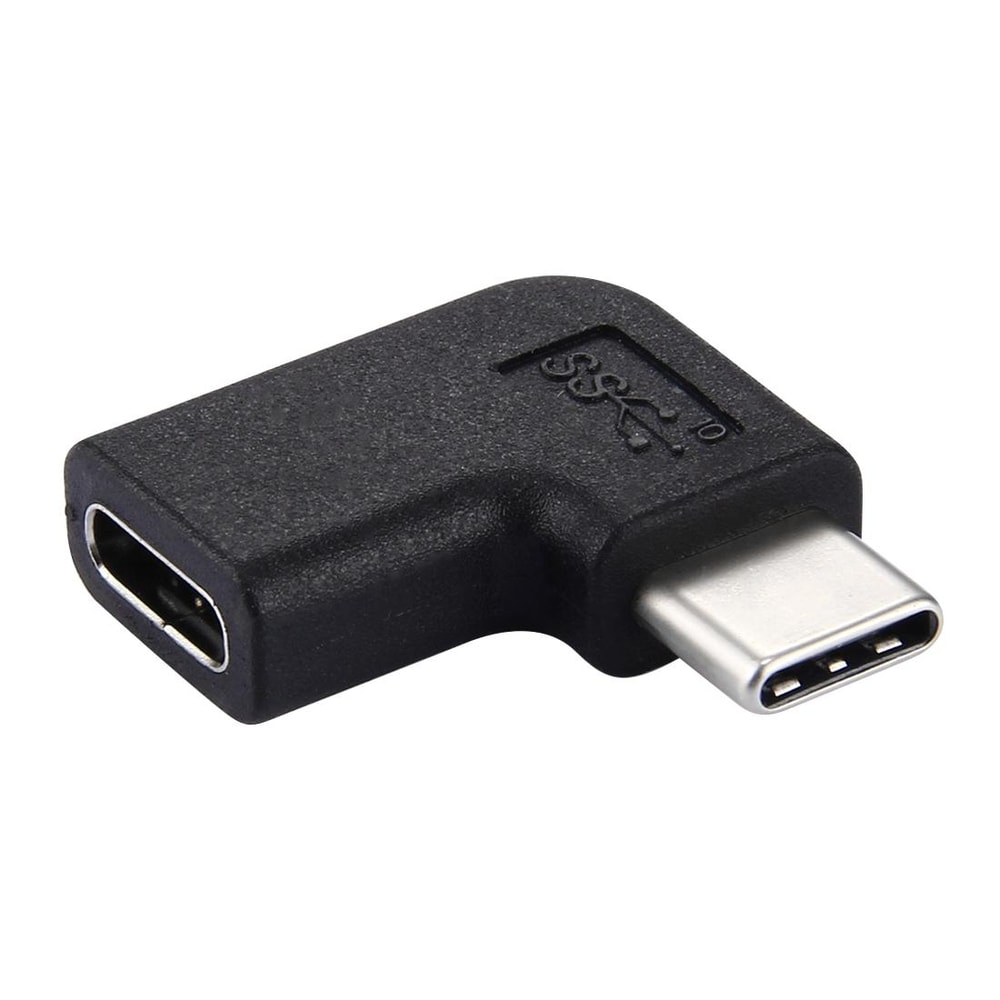 Compact Angled USB C Connector Adapter Type C Extension Adapter for Laptops & Phones