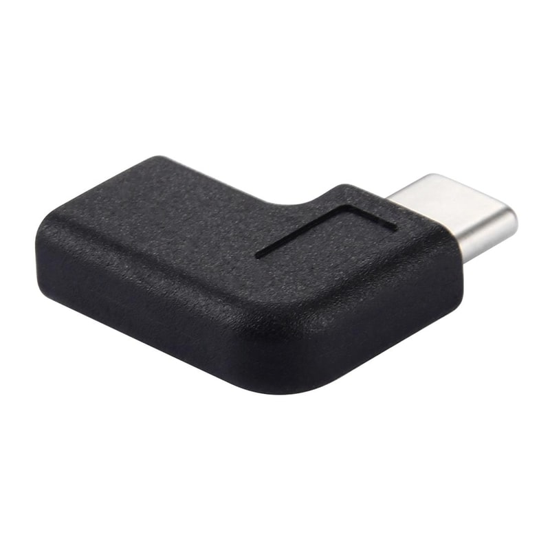 Compact Angled USB C Connector Adapter Type C Extension Adapter for Laptops & Phones