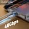 Type C Male To Female Adapter 240W Fast Charging 8K Video Support 5
