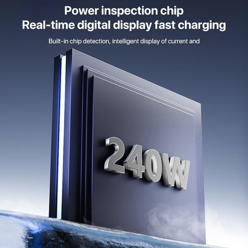 Type C Male To Female Adapter 240W Fast Charging 8K Video Support 7