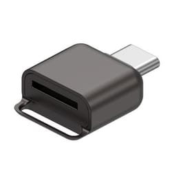 compact type c card reader for micro sd & tf cards