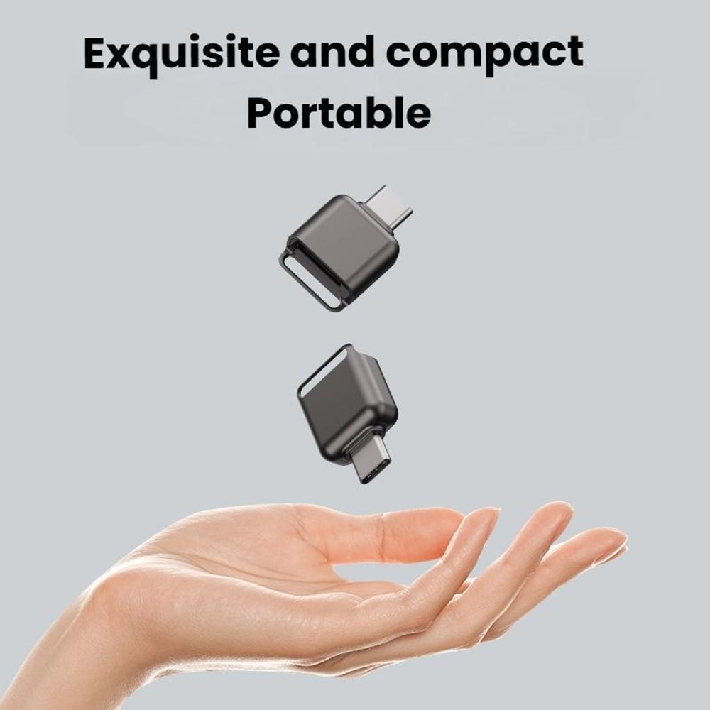 Compact Type C Card Reader for Micro SD & TF Cards