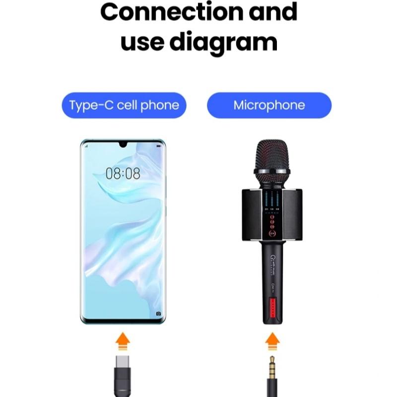 JS 101 USB C Audio Cable Type C to 3.5mm HiFi Braided AUX Cord
