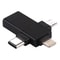 3 In 1 USB OTG Adapter For Lightning Micro USB Type C Devices 4