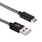 Premium Metal Head Micro USB Cable Fast Charging & Data Sync
