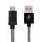 Premium Metal Head Micro USB Cable Fast Charging & Data Sync