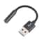 Portable USB To 35mm Audio Adapter With Durable Nylon Braiding 3