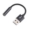 Portable USB To 35mm Audio Adapter With Durable Nylon Braiding 3