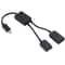 1 To 2 Micro USB OTG Adapter Cable USB Hub For Android Devices 2