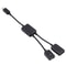 1 To 2 Micro USB OTG Adapter Cable USB Hub For Android Devices 4