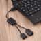 1 To 2 Micro USB OTG Adapter Cable USB Hub For Android Devices 0