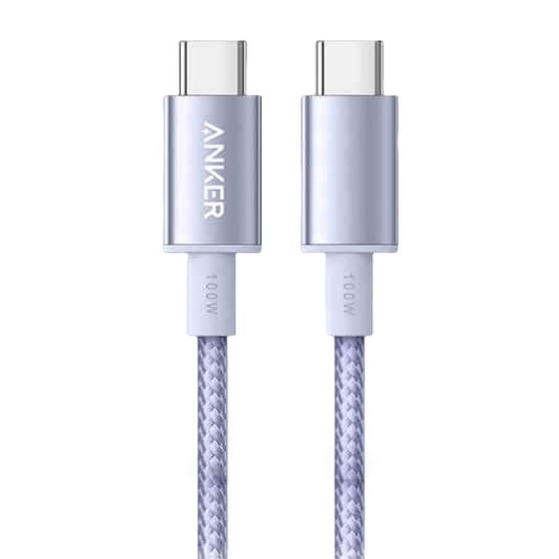 Anker Braided Nylon PD 100W Fast Charging Cable for Type C Devices