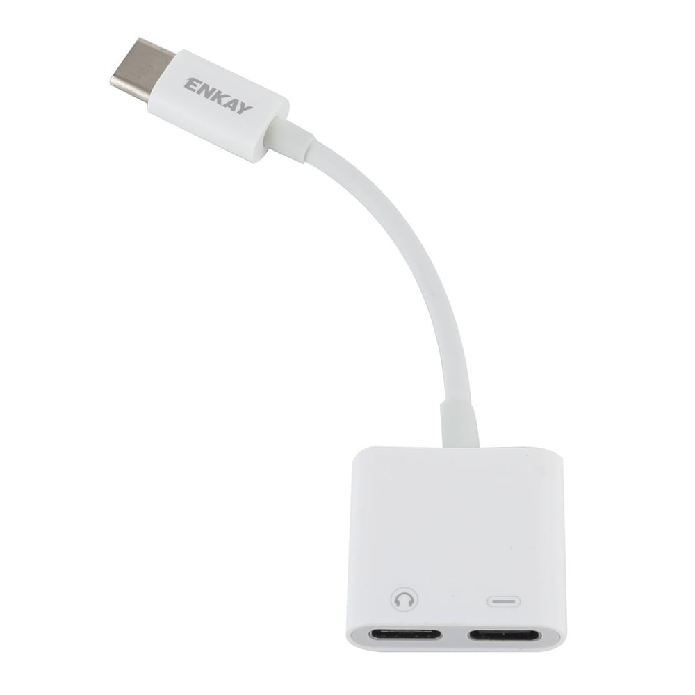 ENKAY USB C Splitter Dual Type C Headphone Charging Adapter 1