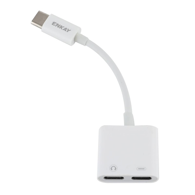 ENKAY USB C Splitter Dual Type C Headphone Charging Adapter 1
