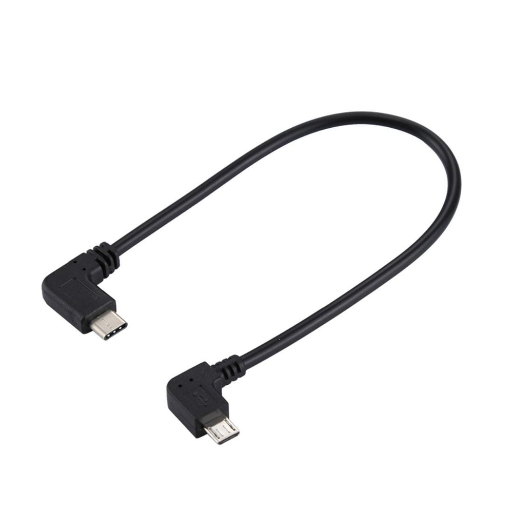 USB C to Micro USB Elbow Adapter Cable Fast, Durable, Portable