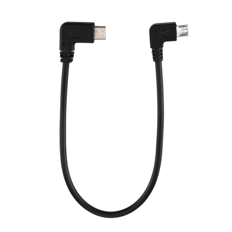 USB C to Micro USB Elbow Adapter Cable Fast, Durable, Portable