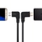 USB C to Micro USB Elbow Adapter Cable Fast, Durable, Portable