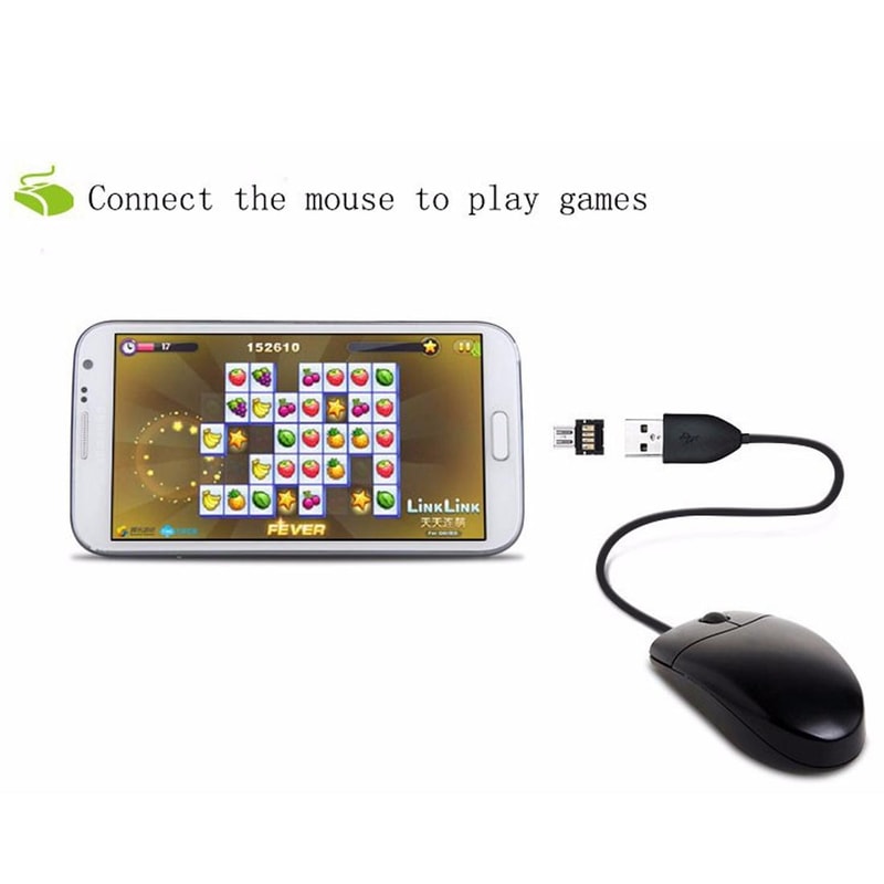 Mini Android Style Micro USB OTG Flash Drive Reader Portable USB Card Adapter