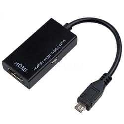 premium micro usb to hdmi adapter cable for 1080p hd mhl devices