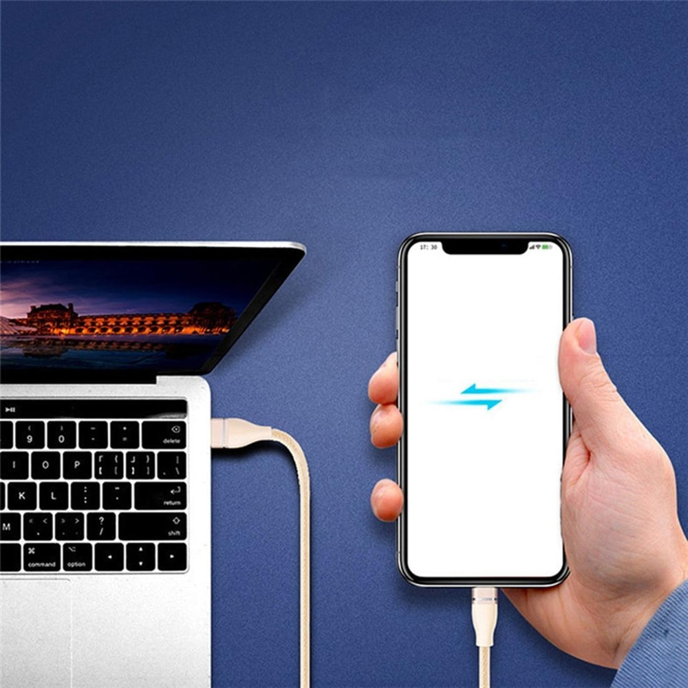 Premium Nylon Braided USB To Micro USB Fast Charging Data Sync Cable 9