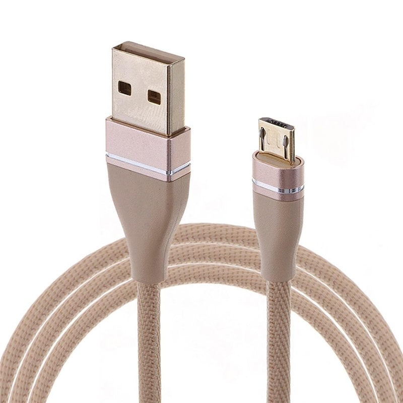 Premium Nylon Braided USB To Micro USB Fast Charging Data Sync Cable 4
