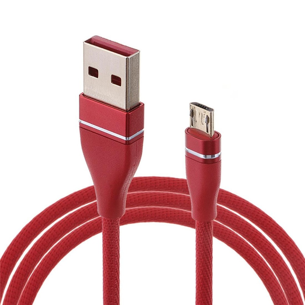 Premium Nylon Braided USB To Micro USB Fast Charging Data Sync Cable 8