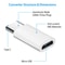 Premium USB C To Micro USB Adapter Type C 31 Converter 1