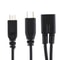 Micro USB Female to USB C Y Cable Adapter for Fast Charging Devices
