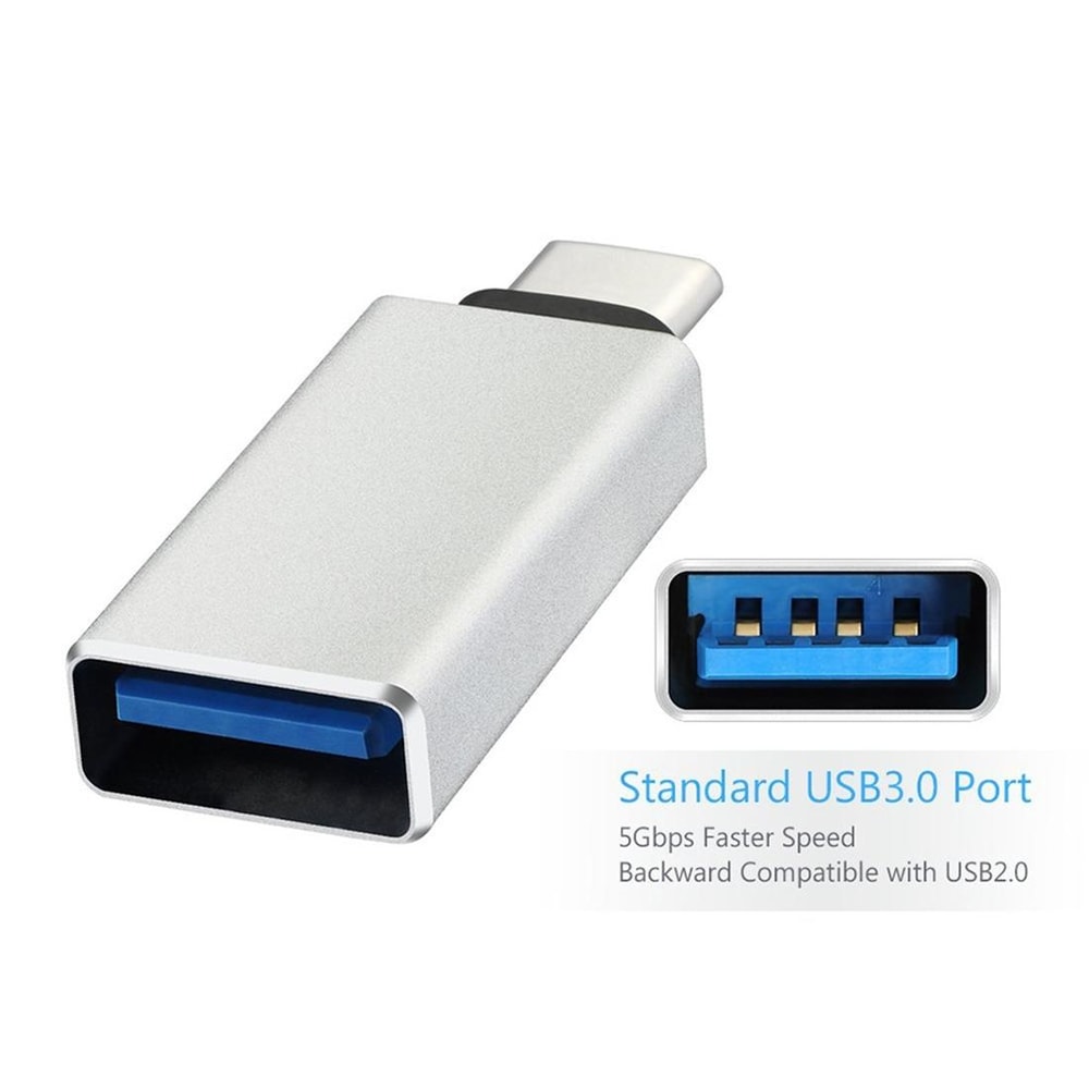 USB To USB C Converter Adapter USB 31 Compact Data Charging 6