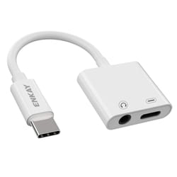 usb c to 3.5mm hifi audio & charging adapter cable