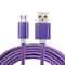 2m Braided Charger Cable Durable Woven Micro USB Data Power Lead 9